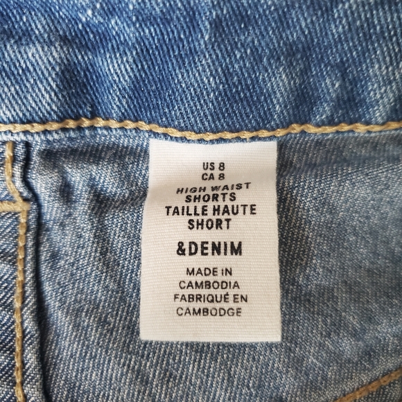 H&M High Waist Jean Shorts - Picture 6 of 6